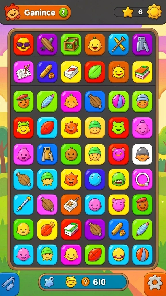 66d - Tampilan awal game yang menarik dan informatif.